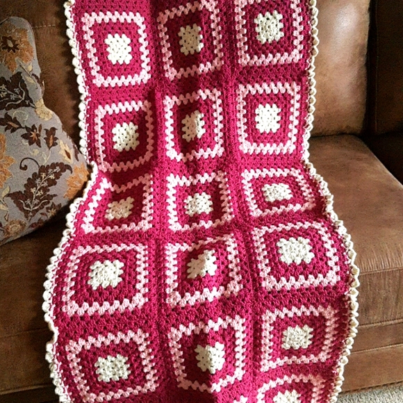 Vintage Crochet Throw